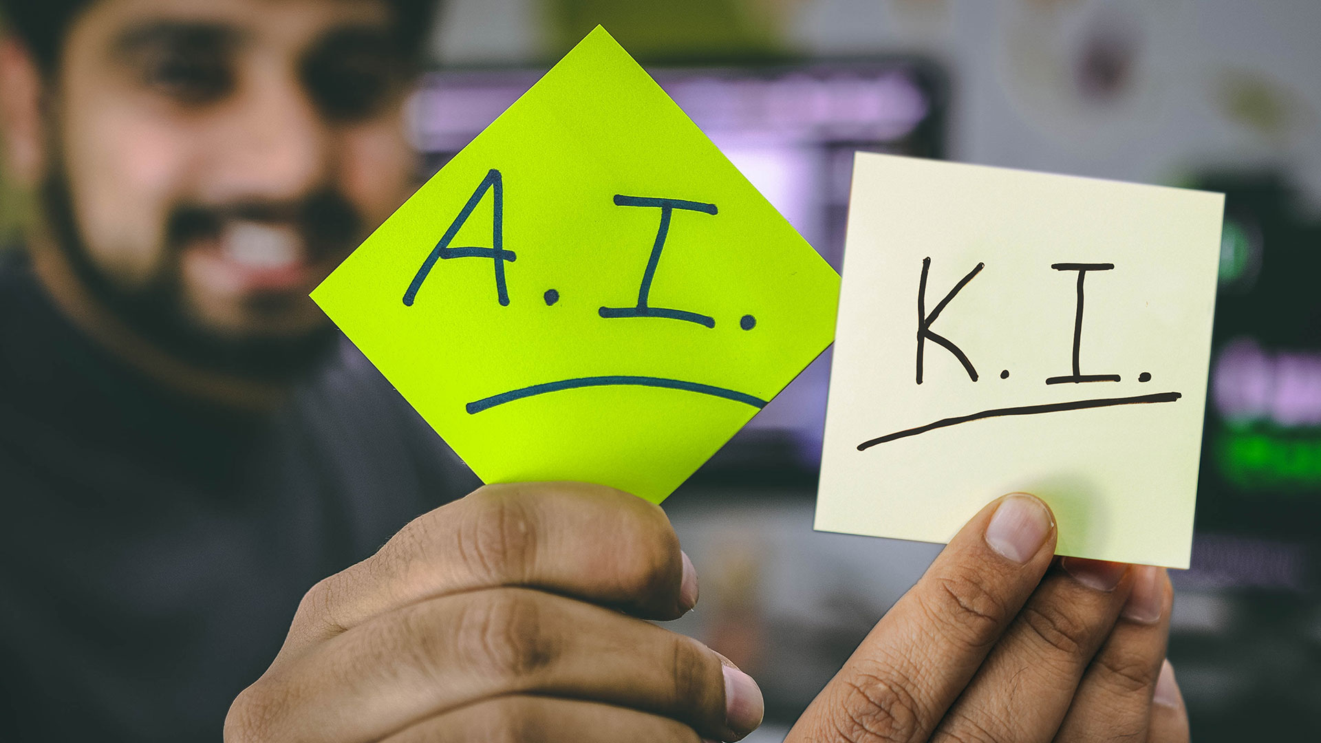 Kurz-Post: AI vs. KI